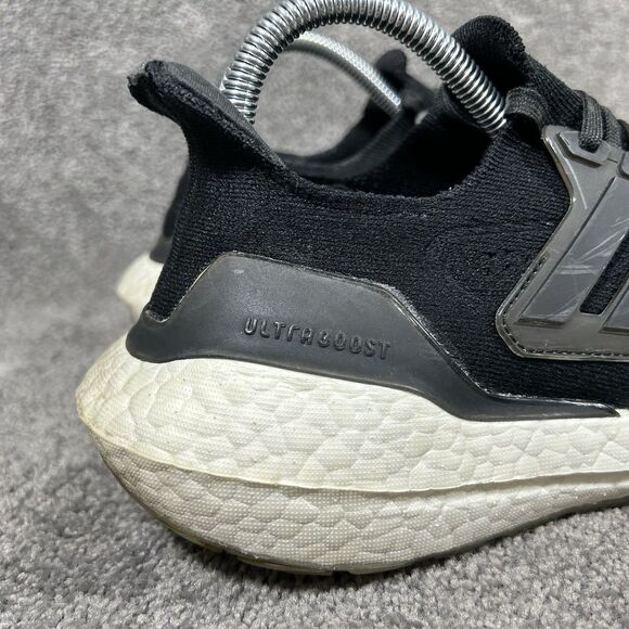 Adidas Ultraboost 21 FY0402 Women’s Size 7.5 Black Athletic Running Shoes Used - Picture 2 of 14